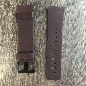 Purple Fitbit Leather Band